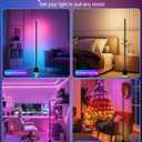 2Pcs Corner Floor Lamp,Smart RGB LED Corner Lamp with App and Remote Control,16 Million Colors & 68+ Scene,Music Sync,Timer Setting,Ideal Standing Lamp for Living Room,Bedrooms,Gaming Rooms