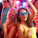 Honoson Light Up Glasses LED Cats Headband Rabbit Headband for Adults Party Favor Packs