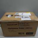 Prelit Artificial Christmas Tree Urn Fillers, Battery Operated Holiday Planter Filler with 50 Multi-Color Lights, Cones Christmas Decor for Porch Pathway Garden Yard (1ft 6in)