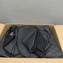 Leather Car Seat Covers,Breathable and Waterproof Seat Cover Full Set,PU Premium Universal Fit Automotive Airbag Compatible for Cars Sedans SUVs Vans and Trucks(Full Seat,Black,N1)