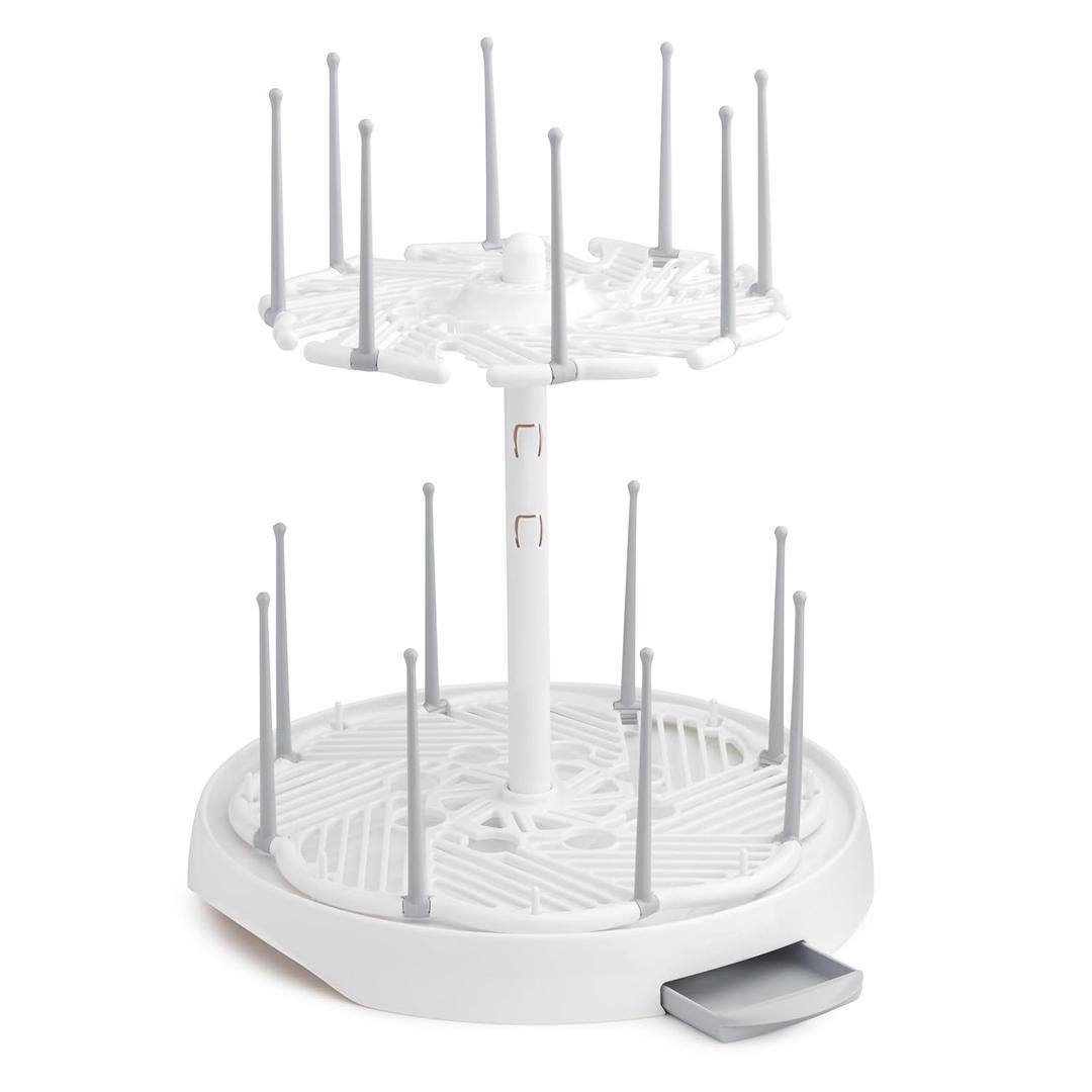 Munchkin High Capacity Drying Rack for Baby Bottles and Accessories, White