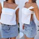 Denim Skort for Women Denim Mini Skirt Casual High Waist Stretch Jean Skirt with Pockets (S)