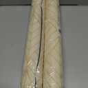 2 x Bath Mat Super Absorbent Bathmat Bathroom Floor Mat Non Slip Bathroom Mat Quick Dry Bath Rug Easy to Clean 2417 (1'6" x 2' (Rectangular), Golden)