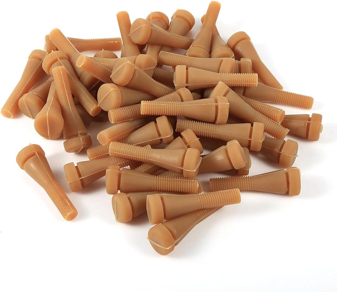 50 Pcs Chicken Plucker Fingers, Rubber Poultry Plucker Fingers for Chicken Plucker Machine, Flexible Feather Removal Attachments for Chickens Turkeys Ducks Geese Quail