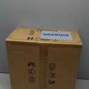 Ceiling Fan with Lights, 35'' Bladeless, Low Profile, Flush Mount, 3 Color Dimmable LED, 6 Speeds, Remote & APP Control, Modern Design - White, for Living Room, Bedroom, Kids Room