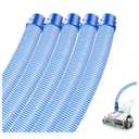 4 Pack Pool Cleaner Vacuum Hoses, Fast Twist Lock Hose Replacement Parts, Vacuum Hose Extension, Pool Cleaner Parts for Zodiac MX6, MX8, MX6 Elite, MX8 Elite, MAXX, Baracuda
