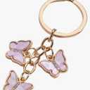 Butterfly Keychain Pendant-Charms Car Keyring Hanging Ornament Party-Favor For Handbag Purses Bag Wallet-Decorations