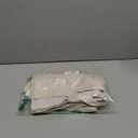 DriftAway Double Layer Linen Blackout Tie Up Curtains Thermal Insulated Fully Lined Balloon Roman Shade Bathroom Window Adjustable Rod Pocket for Small Window 25 Inch by 47 Inch Beige