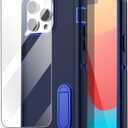 AICase for iPhone 15 Pro Max Case Built-in Stand with Glass Screen Protector,Heavy Duty Drop Protection Full Body Rugged Shockproof Military Protective Tough Durable for iPhone 15 Pro Max 6.7"_2