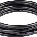 Amazon Basics Extension Cord, 10 Ft, 3 Prong Outlet Extender, Indoor, 13 Amps, 125V, Black
