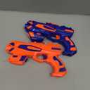 2 Pack Blaster Guns Boys Toy-with 60 Soft Foam Darts Bullets& 2 Wrist Bands-Kids Hand Gun Toys Gifts Party Supplies for 3,4,5,6,7,8,9 Years Kids