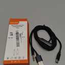 sunshot USB C to Aux Cord, USB C to 3.5mm Audio Aux Jack and USB Charging Cable, Headphone Stereo Cord, Compatible with iPhone 15 16 Pro Max Plus, iPad Pro, Galaxy S23 S22 S21 S20 Ultra, Pixel, 4Ft