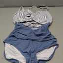 Eomenie Women's One Piece Swimsuits Tummy Control Cutout High Waisted Bathing Suit Wrap Tie Back 1 Piece Swimsuit, Size: S