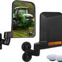 Magnetic Tractor Rearview Mirror (Includes Blind Spot Mirror), 7.78  5.51 Freely Adjustable Side Mirror, No Drilling Required for Installation, Suitable for Tractors, Forklifts, Trucks - 1 Pair