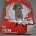 fun shack Mens Detective Costume Adult, Detective Costume Men, Detective Halloween Costume, Private Investigator Costume (X-Large, Gray)