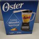 Oster Turbo 5-Speed Countertop Blender, 800W, Black, Multi-Speed Blender with Stainless Steel Blades for Smoothies, Shakes, Frozen Drinks & Food Prep