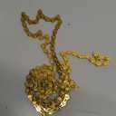 Hycline Bike Chain 6/7/8-Speed,Bicycle Chain 1/2x3/32 Inch,Special Steel for Road Mountain Racing Cycling (116 Links) (Half Hollow-Gold)