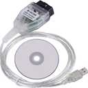 inpa OBD dcan k+can k+dcan obd2 kcan k dcan k+ dcan d-can kcan ediabas Cable BMW (White)