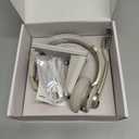 Wireless Headset, Trucker Bluetooth Headset with Microphone Noise Canceling & Mute, Bluetooth Headphones with USB Dongle for Cell Phone Computer Call Work Home Office Meetings Teams Skype (White Gold)