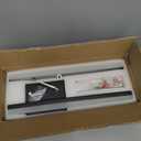 LED Wall Sconce Set of 2 Black Remote Modern LED Vanity Lights Set of 2 Indoor Wall Light Fixtures for Living Room, Dimmable Wall Sconce for Bedside Bedroom Bathroom, 23.6inch 2 Pack