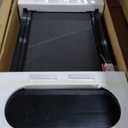 Walking Pad Treadmill with 12% 9-Level Auto Incline, 450 lbs Capacity RGB LED Screen, Bluetooth Speaker Under Desk Treadmill, Compact Treadmills for Home Hiking (Black)