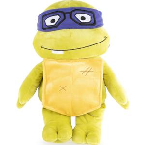 Jay Franco Weighted Nickelodeon Teenage Mutant Ninja Turtles Donatello Plush Pillow Buddy - Super Soft Turtle Tots Character Pillow - Polyester Microfiber, 17 Inches, 2.5lbs