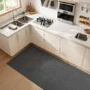 4ft x 16.4ft Commercial Hallways Runner Rug Carpet Runners with Non-Slip TPE Backing Area Rugs for Indoor Outdoor Laundry Room Balcony Kitchen Deck Garage Stair, 3'11" x 16'5"