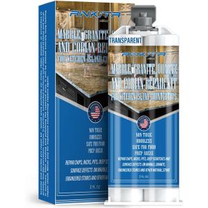 Ankita Quartz Countertop Repair Kit(Transparent)Granite Repair kitMarble Repair KitMatch Any Color of GraniteMarble PorcelainCorianTravertineQuartz & Other Natural Stone & Acrylic Surface (No. 02 Transparent)