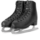 Figure Ice Skates for Beginners - White Comfortable Leather Ice Skates for Women, Men, Boys & Girls (Size Up 1, Size 9)