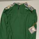 Field & Stream Men's Roll Cast Performance Quarter Zip with Drirelease®, Field Green/ Camo, Small