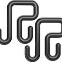 2 Pack Bucket Hooks, Aerial Bucket Hook, Fits for 3" Aerial-Bucket Lip, Hooks for Aerial Baskets, Lineman Bucket Tool Holder