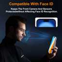 OneFish 2 Pack Privacy Screen Protector for iPhone 14 Pro - 4-Way 360 Anti-Spy Tempered Glass, 9H Hardness, 3D Curved Edges, Case-Friendly & Easy Installation