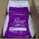 2 x Poise Incontinence & Postpartum Pads for Bladder Leaks, 4 Drop Moderate Absorbency, Long Length, 108 Count