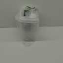 5 Quart Clear Storage Bin, Latching Box Container with Black Handle, 6 Packs