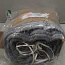 Electric Heated Blanket 72"x84" Full Size Flannel & Sherpa - 4 Heat Settings & 10H Auto Shut Off for Safe Overnight Use, Fast Heating, Machine Washable for Bed, Couch, Office - Dark Gray