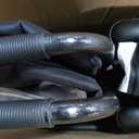 Medline Comfortable Folding Wheelchair with Swing-Back Desk-Length Arms and Swing-Away Footrests, 18W x 16XD Seat