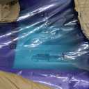 Yes4All Adjustable Workout Aerobic Exercise Step Platform Health Club Size with 4 Adjustable Risers Included and Extra Risers Options (D. Teal/Purple)