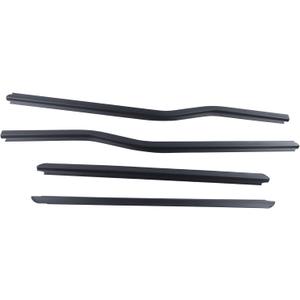 Weatherstrip Window Molding Trim Sill Seal Belt for 1999-2016 Ford F250 F350 F450 F550 Super Duty F81Z2625596AA Outside Black Window Weather Strip 4pcs