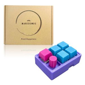 UniTak3D DIY Creative Model Kit for 3D Printed Macro Keyboard Components Compatible with Bambulab P1P/P1S,A1/A1 Mini,X1/X1C/X1E and Other 3D Printers-3D Printed Parts NOT Included