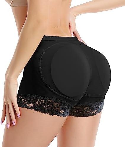 KIWI RATA Womens Butt Lifter Padded Lace Panties Enhancer Underwear Small 