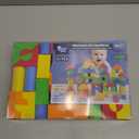 Pairez Toys Foam Building Blocks for Toddlers 1-3, 81 Pieces Soft Stacking Blocks Toy Set, Baby Bath Foam Toys, Sensory and Montosorri Toys for Boys & Girls 18+ Months