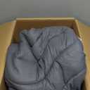 KASENTEX Super Ultra Soft Luxury Plush Sherpa Comforter, Cozy Reversible Fleece - Goose Down Alternative Fill, Machine Washable Bedding, Excalibur Grey, Twin/Twin XL Size