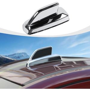 Shark Fin Antenna Base Cover Trim Compatible with Chevy Silverado & Suburban & Tahoe & GMC-Yukon & GMC-Sierra & Cadillac Escalade 2014-2018, Chrome