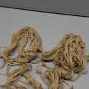 Mkono Macrame Plant Hangers, 3 Different Sizes Indoor Hanging Planters Basket Decorative Flower Pots Holder Stand Boho Home Decor, Brown