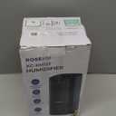 ROSEKM Humidifiers for Bedroom, 2.0L Cool Mist Humidifier for Home Plant and Baby Nursery, Quiet Ultrasonic Humidifier with 360 Nozzle, Auto Shut-Off, Filterless, Black