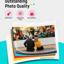 Liene M100 4x6'' Photo Printer, Phone Printer 100 Sheets & 3 Cartridges, Full-Color Photo, Portable Instant Photo Printer for iPhone Android, Thermal Dye Sublimation, Wi-Fi Picture Printer 100 Papers