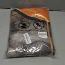 Orange Marble Hookless Shower Curtain with Snap in Liner, Crack Orange and Gold Double Layer Shower Curtain and Liner Set, No Hook with Mesh Top Window Waterproof Cloth Fabric, 71" W x 74" L