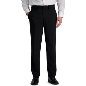 Haggar Mens JMH Premium Stretch Tailored Fit Suit Separates - Pants and Jackets (34W x 30L, Black Solid-pant)