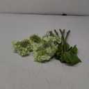 21" Real Touch Green Hydrangea Artificial Flowers with Long Stem & Leaves, Full Latex Faux Hydrangea Flowers for Home Decor Party Floral Arrangements Wedding Bouquets Centerpieces, 4Pcs