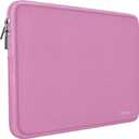 Naukay 15.6 Inch Laptop Sleeve,Resistant Neoprene Laptop Sleeve/Notebook Computer Pocket Case/Tablet Briefcase Carrying Bag - (Pink)